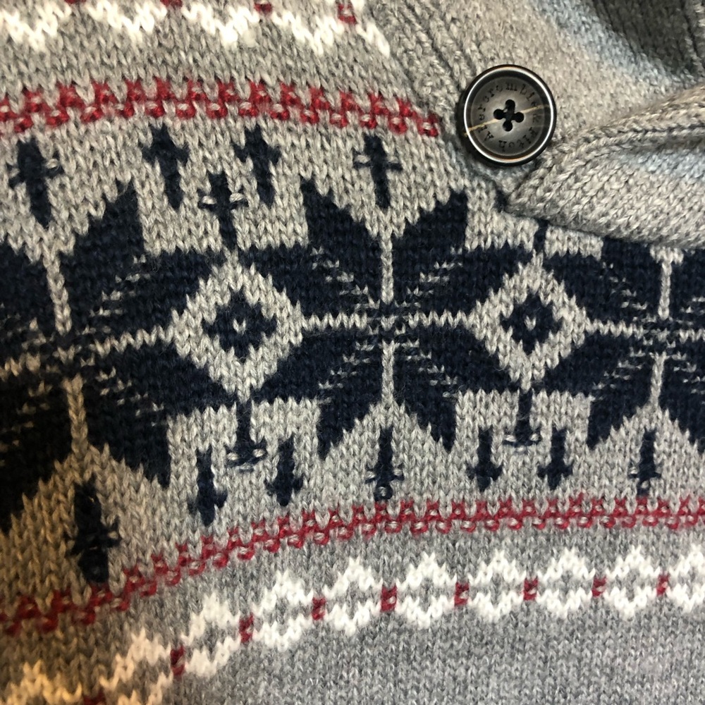 NWT Abercrombie & Fitch Shawl Cowl Collar Sweater - Picture 7 of 8